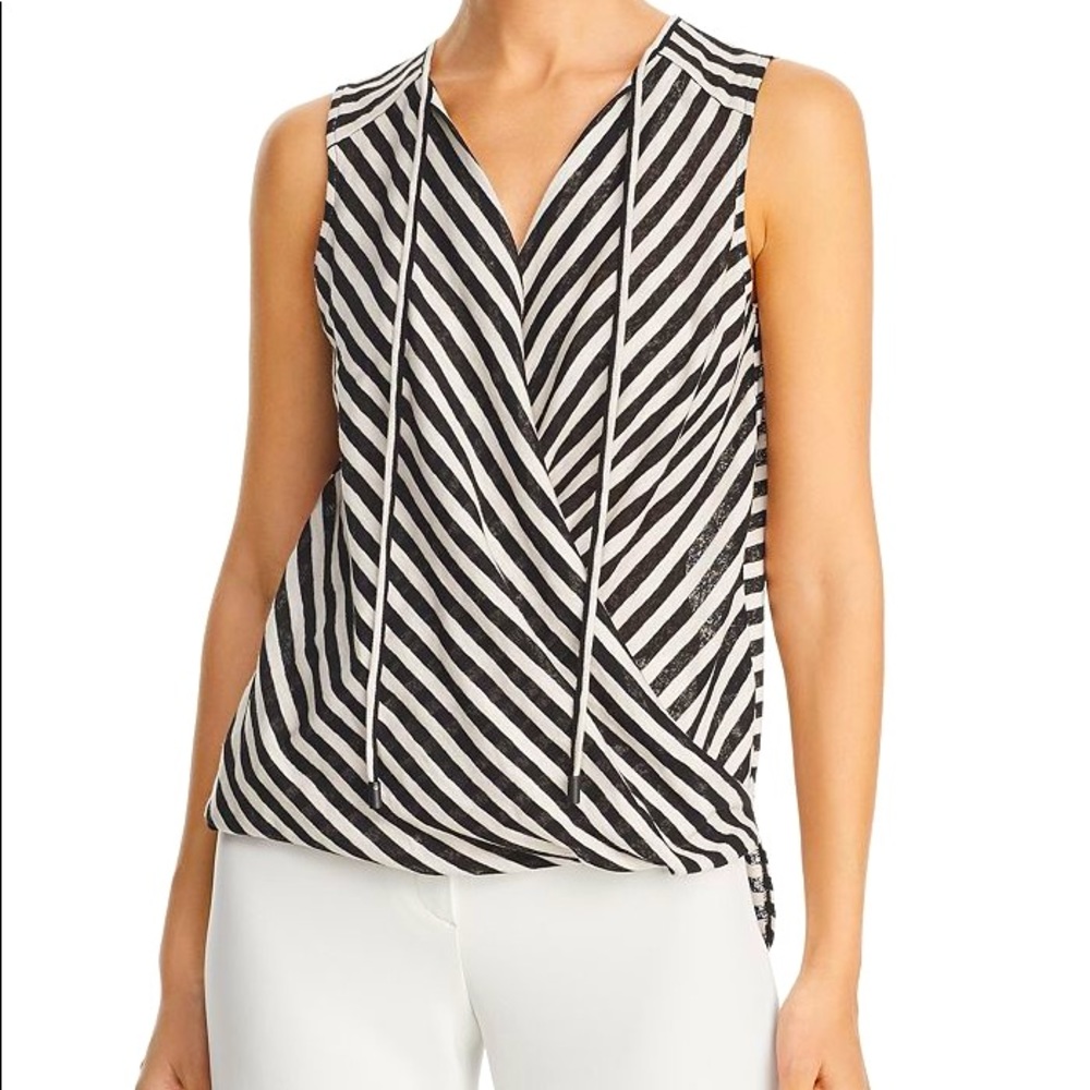 Kennith Cole Sleeveless Wrap Top